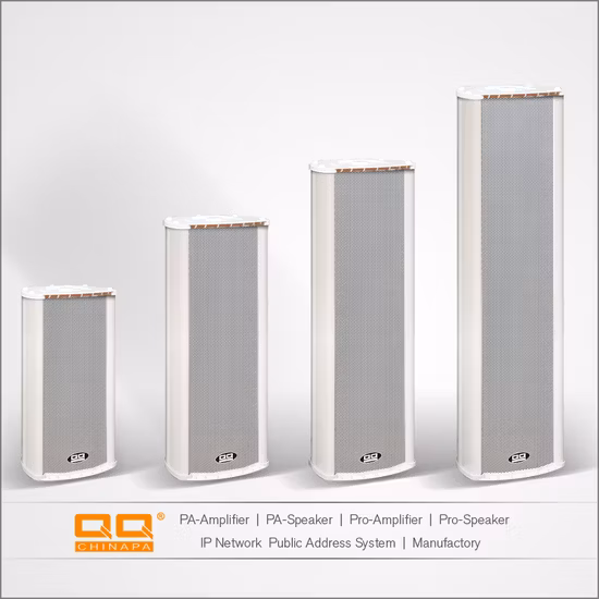 OEM ODM Full Long Range Outdoor PA Column Speaker 120W