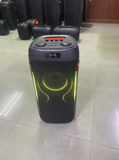 Dual 6.5 Inch Wireless Bluetooth Portable Cabinet for Trolley Party Speaker 