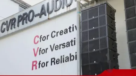 Audio Mixer Festival Three Way Line Array Column Speakers for Live Events 