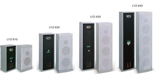 OEM ODM Full Long Range Outdoor PA Column Speaker 20W 