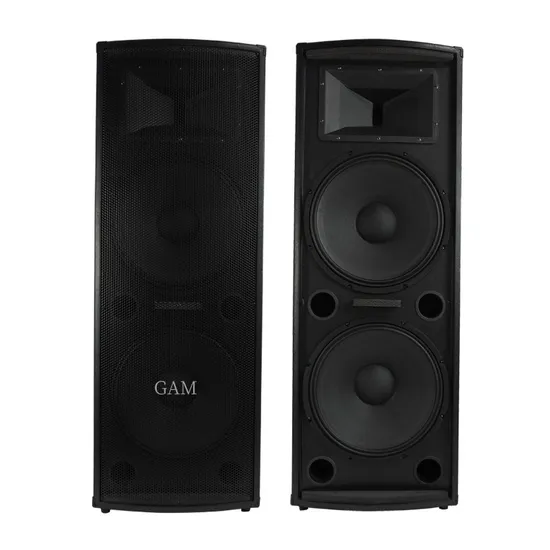 Africa Model Passive Speaker 600 Watts Double 15 Inch Subwoofer Wooden Box PA System 