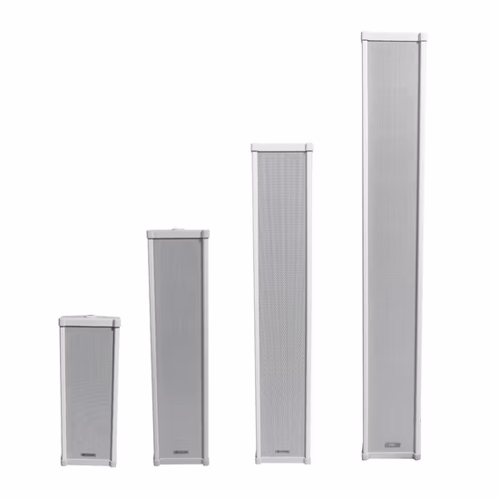 PA System 2.5 Inch 100V 40W Aluminum Indoor Full Range Slim Column Speaker with Good Sound Performance 