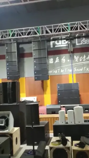 Double 10 Inch Passive Powered Active Indoor Outdoor Line Array Speaker PA System Double 15inch Line Array Subwoofer 